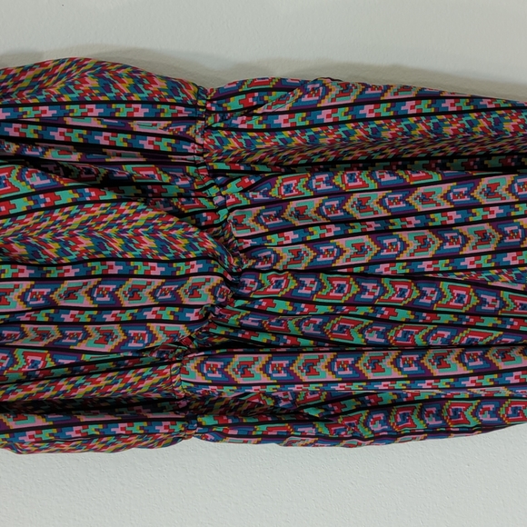 F21 Boho printed romper Sz large - Picture 2 of 6